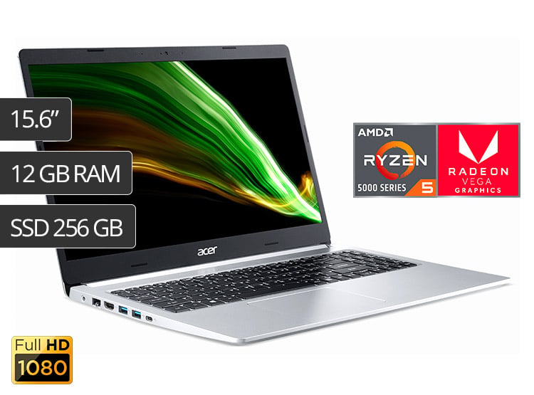 R5-5TA 12GB RAM 256GB SSD 15.6 PULG FHD W10 - Onlytec Peru