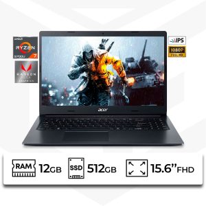 R7-5700U 12GB RAM 512GB SSD 15.6 HD FREEDOS