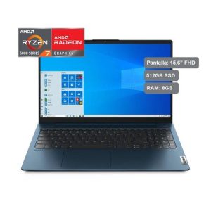 R7-5700U 8GB RAM 512GB SSD 15.6 PULG FHD IDP5 AZUL