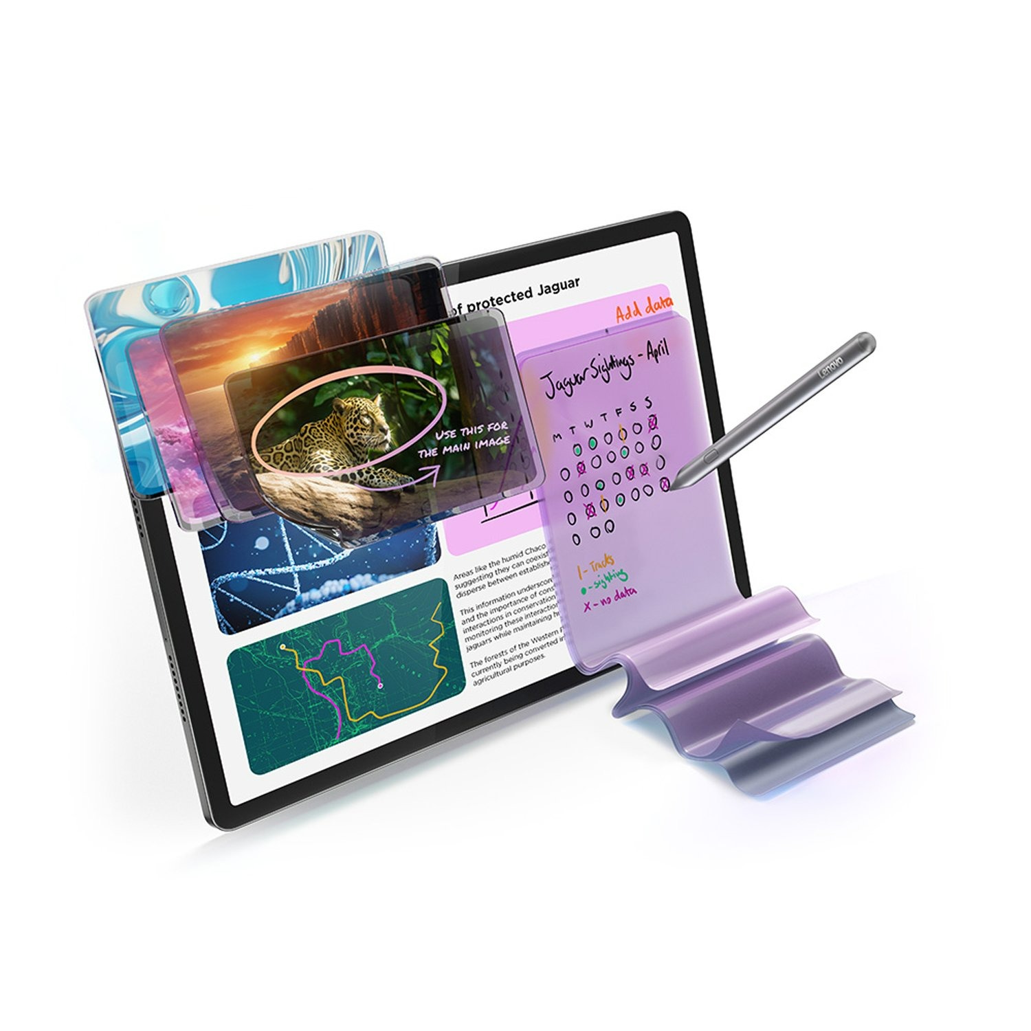 Tablet Lenovo Idea Tab Pro 8GB RAM 256GB 12.7" WiFi 6E+ Teclado + Lápiz + Audífonos - Imagen 5