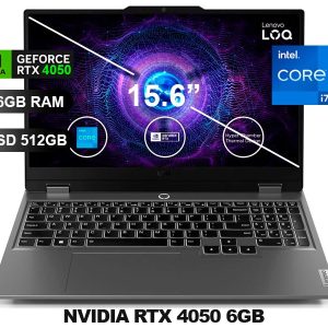 LAPTOP LENOVO LOQ I7-13650HX 16GB RAM DDR5 512GB SSD 6GB RTX4050 15.6 PULG FHD 144HZ