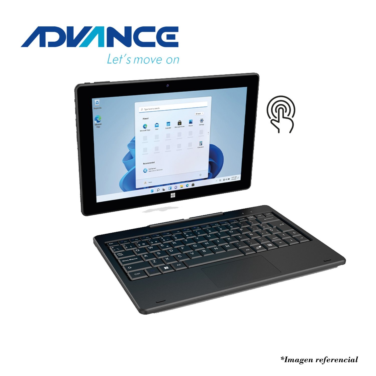 TABLET ADVANCE N405 CELERON 8GB RAM 128GB ROM 10.1 PULG TACTIL - Imagen 4