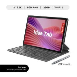 TABLET LENOVO IDEATAB 8GB RAM 128GB 11 PULG IPS 2.5K WI-FI 5 - HASTA 2TB MICROSD