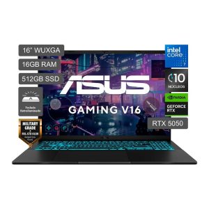 LAPTOP ASUS V16 CORE 7-240H 16GB RAM DDR5 512GB SSD 8GB RTX 5050 W11