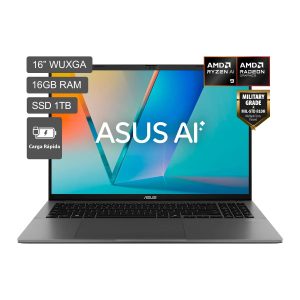 LAPTOP ASUS VIVOBOOK R9-270 16GB RAM DDR5 1TB SSD 16 PULG WUXGA W11