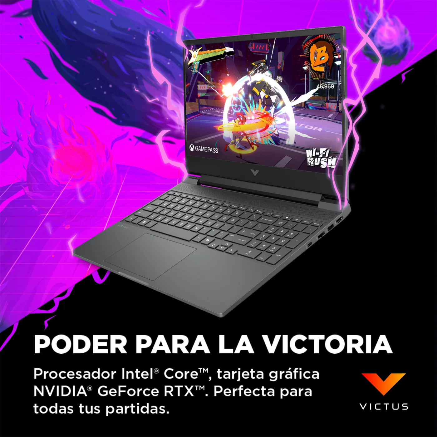 LAPTOP HP VICTUS I5-13420H 8GB RAM 512GB SSD 6GB RTX 3050 15.6 PULG FHD W11 - Imagen 4
